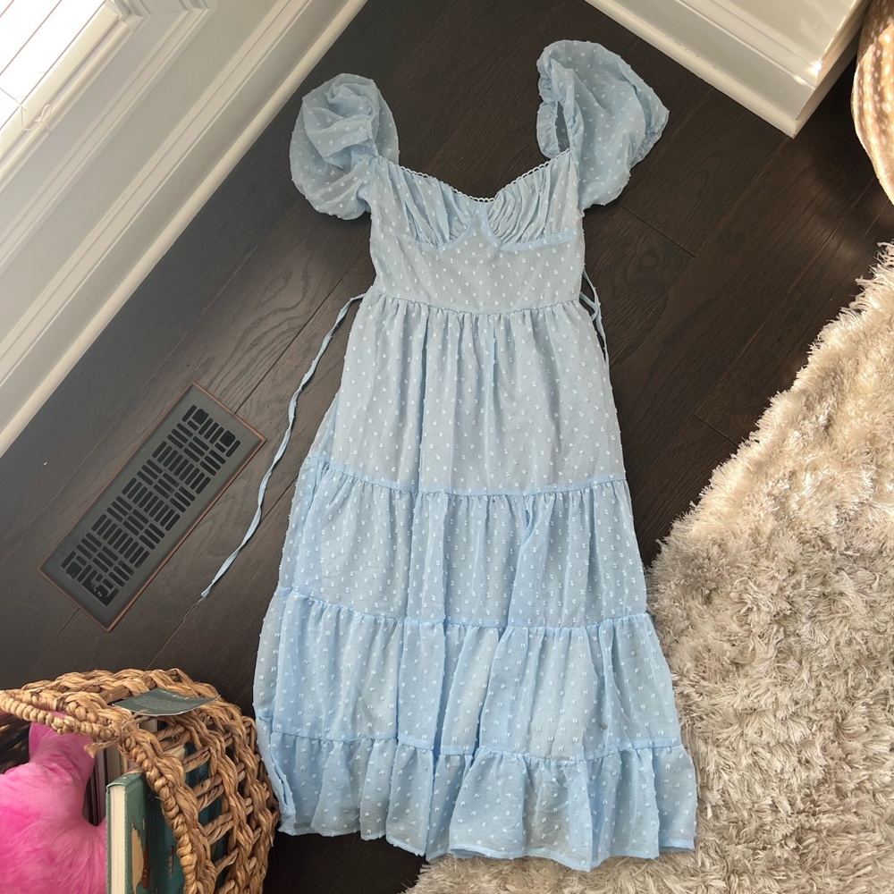 Blue dress